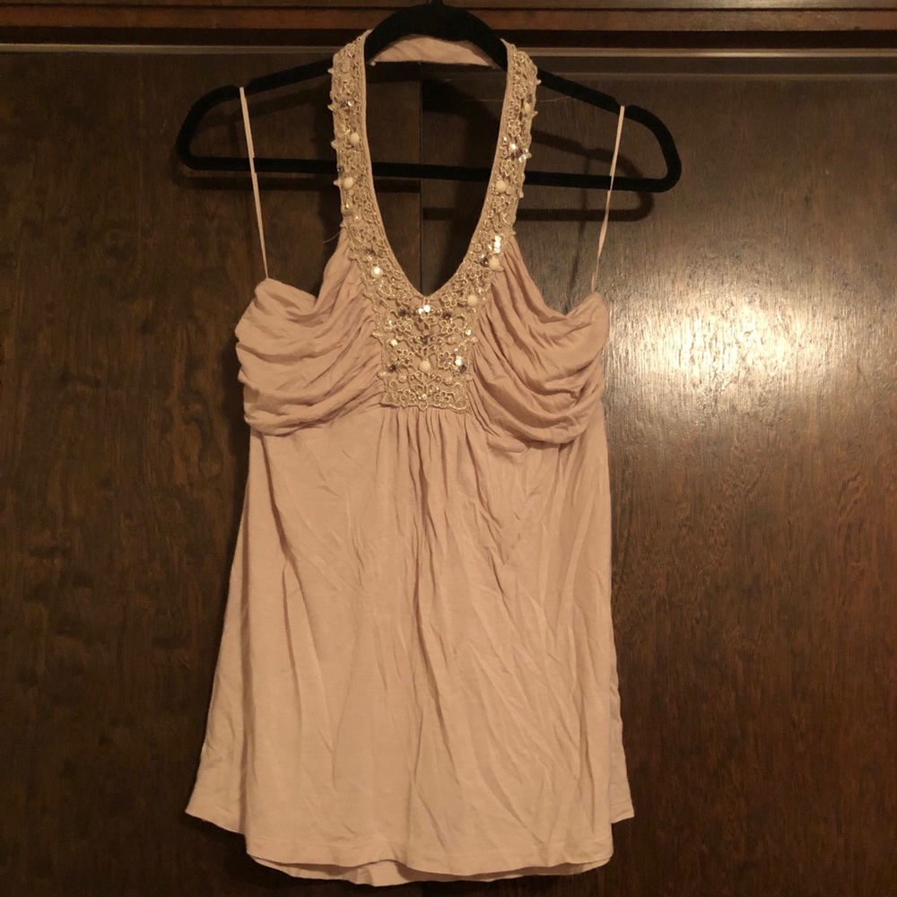 Beaded Halter Top